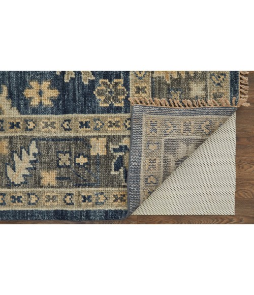 Feizy Fillmore Classic Floral & Botanical, Blue/Gray, 2' x 3' Accent Rug
