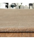 Feizy Luna Casual Solid, Tan, 8' x 11' Area Rug