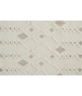 Anica Area Rug Feizy Anica Moroccan Wool Rug w/Ornamental Diamonds, Ivory/Tan, 4ft x 6ft Accent Rug