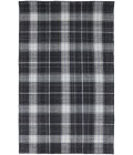 Feizy Jemma Rustic Plaid, Black/White/Blue, 5' x 8' Area Rug