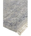 Feizy Caldwell Vintage Space Dyed Wool Rug, Spa Blue/Warm Gray, 10ft x 14ft Area Rug