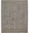 Feizy Bella High/Low Floral Wool Rug, Warm Silver Gray, 9ft x 12ft Area Rug