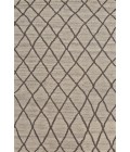 Feizy Barbary Global Diamond, Ivory/Brown, 7'-9" x 9'-9" Area Rug