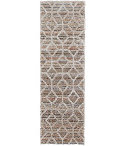 Feizy Mynka 39ICF BEIGE/MULTI Area Rug 2 ft. 6 in. X 8 ft. Runner