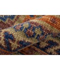 Fillmore Area Rug Feizy Fillmore Bohemian & Eclectic Geometric, Red/Green/Blue, 2'-6" x 12' Runner