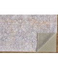 Feizy Cecily Luxury & Glam Distressed, Gray/Orange/Purple, 8' x 8' Square Square Rug