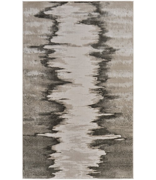 Feizy Micah Casual Abstract, Gray/Taupe/Ivory, 5' x 8' Area Rug