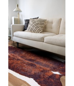 Feizy Bartlett COWHD EXOTIC/DARK Area Rug Shaped Rug