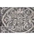 Feizy Kano Casual Distressed, Gray/Ivory/Taupe, 8'-9" x 8'-9" Round Rug