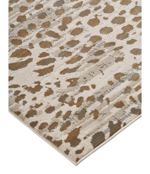 Waldor Area Rug Feizy Waldor Casual Animal Print, Brown/Ivory/Tan, 6'-7" x 9'-6" Area Rug