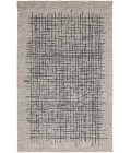 Feizy Maddox Modern Tufted Architectural Rug, Light Taupe/Graphite Gray, 5ft x 8ft