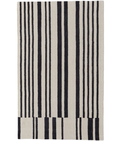 Maguire Area Rug Feizy Maguire Industrial Abstract, Ivory/Black, 10' x 14' Area Rug