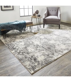 Feizy Sorel 3299F GRAY/BEIGE Area Rug 1 ft. 8 in. X 2 ft. 10 in. Rectangle