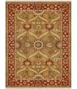 Feizy Pietra GOLD/RED 2976265F 9 ft. 6 in. X 13 ft. 6 in. Rectangle Rug