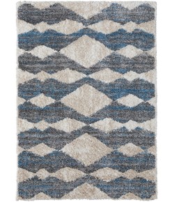 Feizy Mynka 39IFF BLUE/GRAY Area Rug 2 ft. X 3 ft. Rectangle