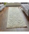 Feizy Beall Luxury Wool Rug, Arts and Crafts, Beige, 2ft - 6in x 8ft, Runner