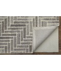 Asher Area Rug Feizy Asher Casual Geometric, Taupe/Gray/Tan, 9' x 12' Area Rug
