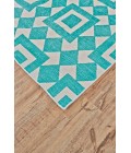 Granada Area Rug Feizy Granada Global Geometric, Blue/White, 8' x 10' Area Rug