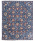Beall Area Rug Feizy Beall Luxury Wool Rug, Ornamental Floral, Blue, 5ft-6in x 8ft-6in Area Rug