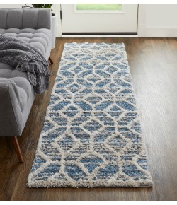 Feizy Mynka 39ICF BLUE Area Rug 2 ft. 6 in. X 8 ft. Runner