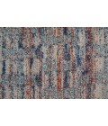 Feizy Edgemont Casual Abstract, Blue/Ivory/Orange, 10' x 14' Area Rug
