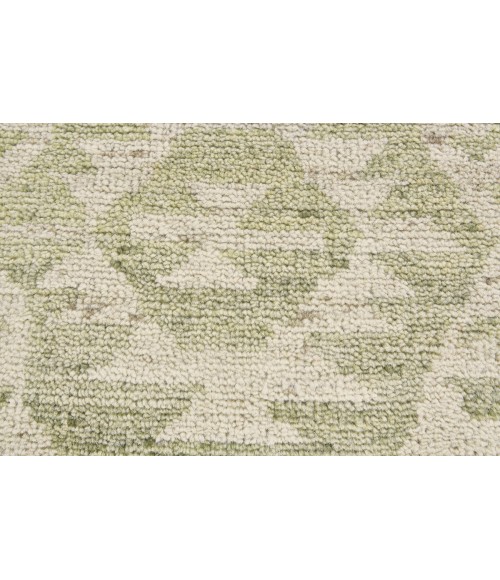 Nizhoni Area Rug Feizy Nizhoni Global Southwestern, Green/Ivory, 9'-6" x 13'-6" Area Rug