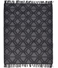 Feizy Phoenix Farmhouse Diamond, Black/Gray, 7'-9" x 9'-9" Area Rug