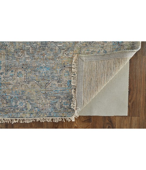Feizy Caldwell Bohemian & Eclectic Distressed, Blue/Gray/Tan, 9' x 12' Area Rug