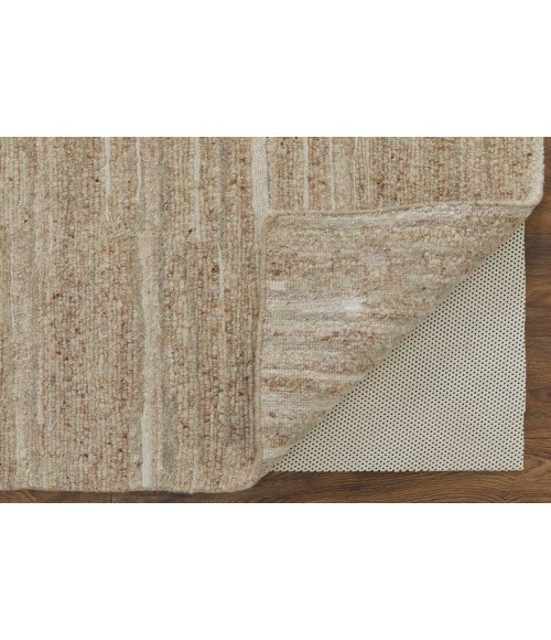 Feizy Navaro Scandinavian Distressed, Ivory, 9' x 9' Round Rug