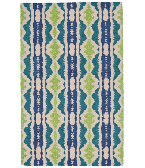 Liana Area Rug Feizy Liana Casual Abstract, Blue/Green/Ivory, 12' x 15' Area Rug