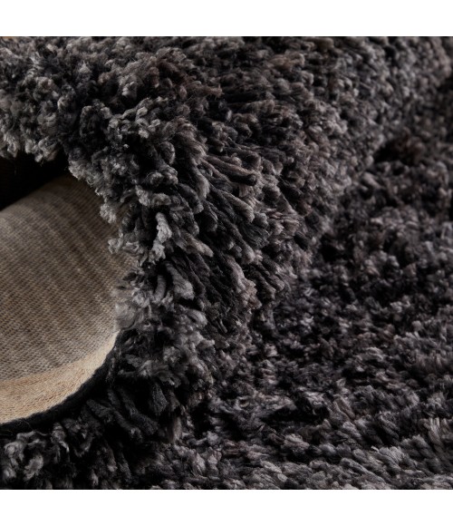 Feizy Stoneleigh Luxury & Glam Solid, Black/Gray, 9' x 12' Area Rug