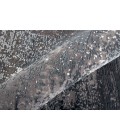 Feizy Cadiz Casual Abstract, Gray/Black/Silver, 12' x 18' Area Rug