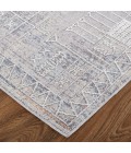 Feizy Francisco Casual Geometric, Gray/Ivory/Orange, 2'-10" x 8' Runner
