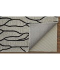 Feizy Enzo Casual Abstract, Ivory/Black/Taupe, 9'-6" x 13'-6" Area Rug