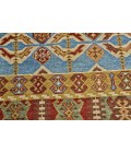 Feizy Ashi Global Southwestern, Brown/Tan/Blue, 5'-6" x 8'-6" Area Rug