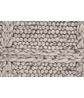 Feizy Berkeley Casual Solid, Ivory/Gray/Black, 9'-6" x 13'-6" Area Rug
