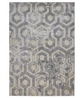 Feizy Micah Luxury & Glam Distressed, Gray/Taupe/Silver, 3'-11" x 6' Accent Rug