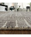 Asher Area Rug Feizy Asher Casual Geometric, Taupe/Gray/Tan, 9' x 12' Area Rug
