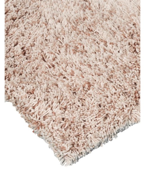 Feizy Stoneleigh Luxury & Glam Solid, Pink/Ivory, 10' x 14' Area Rug