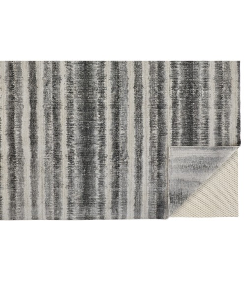 Feizy  Mackay Handwoven Graident Rug, Charcoal Gray, 8ft x 10ft Area Rug