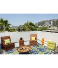Liana Area Rug Feizy Liana Casual Abstract, Blue/Green/Ivory, 12' x 15' Area Rug