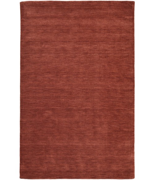 Feizy Luna Casual Solid, Orange/Red, 9'-6" x 13'-6" Area Rug