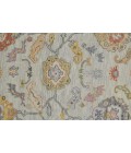 Feizy Karina Hand-Knotted Botanical Rug, Gray/Yellow/Orange, 3ft-6in x 5ft-6in