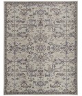 Feizy Fallon Rustic Farmhouse Rug, Light Gray/Cornflower Blue, 8ft x 10ft