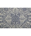 Feizy Belfort Vintage Medallion, Ivory/Blue, 10' x 14' Area Rug