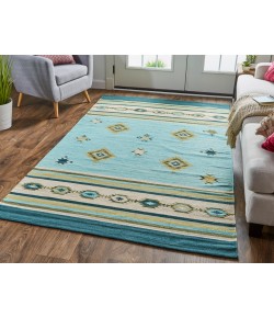 Feizy Dharma I0762 SKY BLUE Area Rug 8 ft. X 10 ft. Rectangle