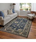 Feizy Fillmore Classic Floral & Botanical, Blue/Gray, 2' x 3' Accent Rug