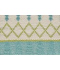 Feizy Naim Vintage Geometric, Ivory/Blue/Green, 8' x 10' Area Rug