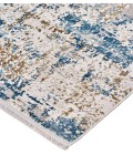 Cadiz Area Rug Feizy Cadiz Industrial Abstract, Ivory/Tan/Blue, 9'-9" x 13'-2" Area Rug