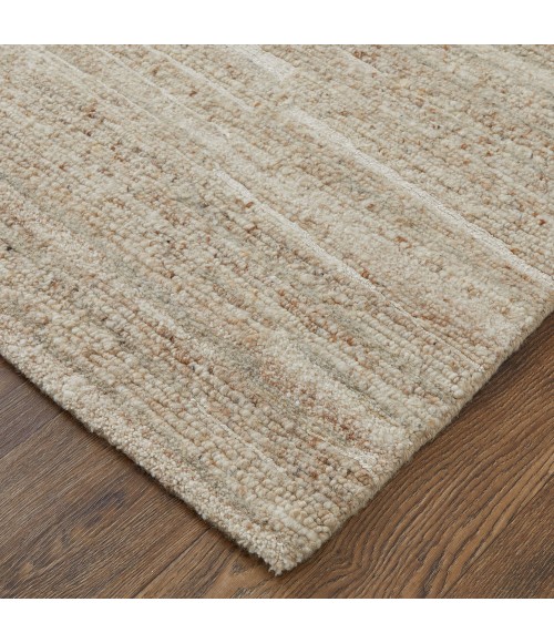 Feizy Navaro Scandinavian Distressed, Ivory, 9' x 9' Round Rug